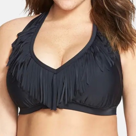 Jessica Simpson Other - Sold-Jessica Simpson Desert Fringe Bikini Top